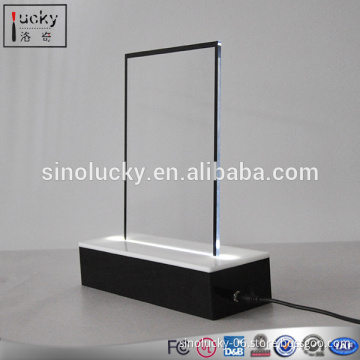 Acrylic RGB LED base for customized LOGO display , led light bases for acrylic